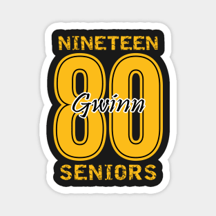 Gwinn Class of 80 - Gold Imprint Magnet