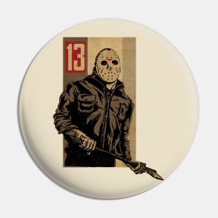 Vintage Horror Film Pin