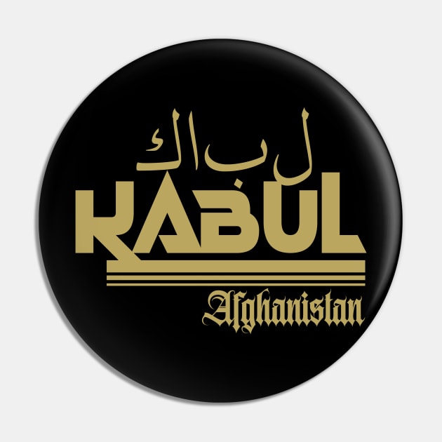 Kabul, Afghanistan Pin by CTShirts