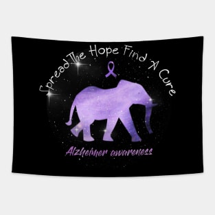 Alzheimer Awareness Spread The Hope Find A Cure Gift Tapestry