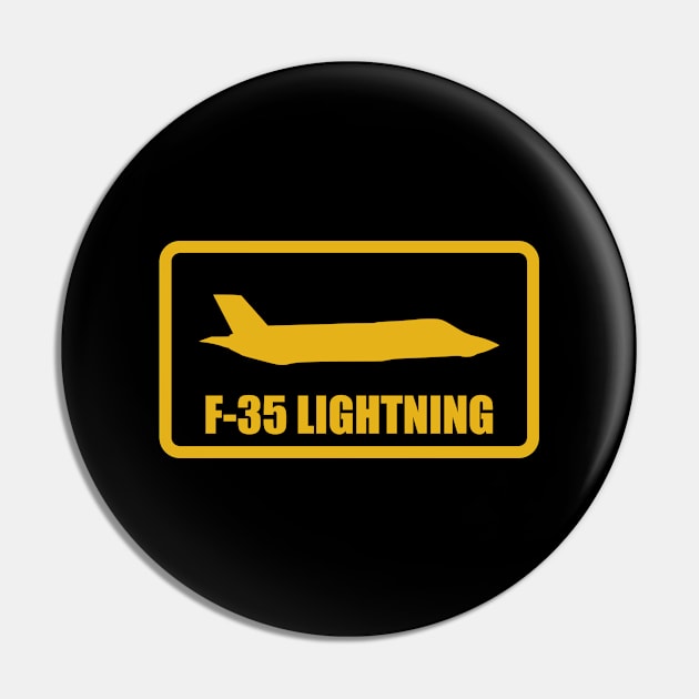 F-35 Lightning Patch Pin by TCP