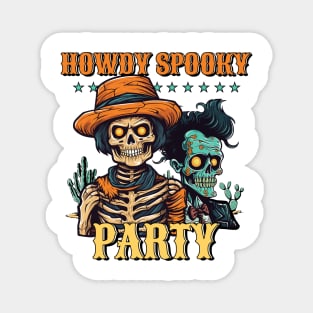 Howdy Spooky Party Magnet