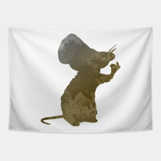 Rat Inspired Silhouette Tapestry