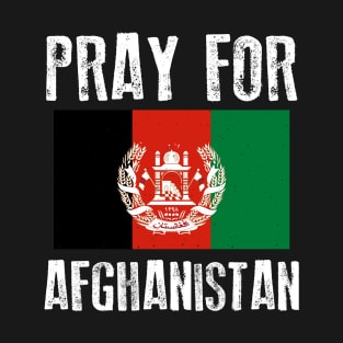 Pray For Afghanistan flag T-Shirt
