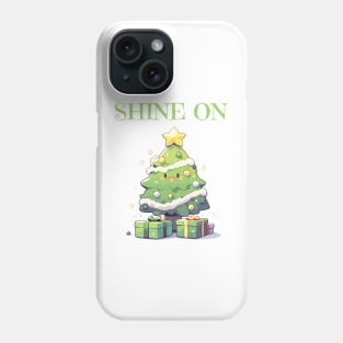 Christmas tree shine on Phone Case