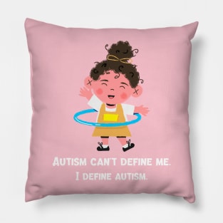 Autism Can't Define Me Neurodiversity Pillow