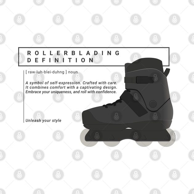 Rollerblading definition - rollerblade by Whiterai