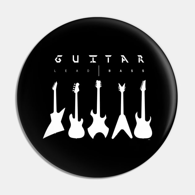 Guitar Lead Bass Guitarist Band Member Pin by shirtontour