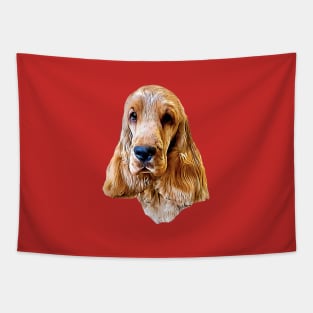 Cocker Spaniel Gold Beauty Tapestry