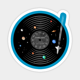 Cosmic Vinyl Side 1 Exploration Magnet