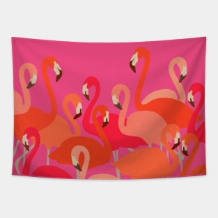 Pink flamingos Tapestry