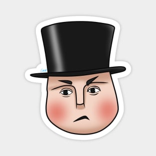 The Fat Controller - Angry face Magnet