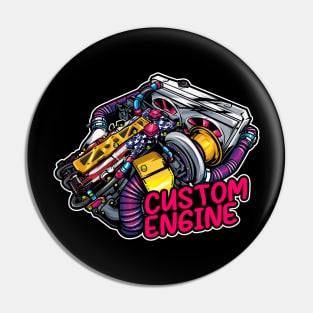 custom engine Pin