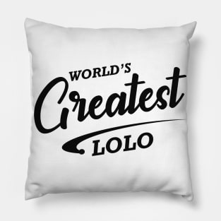 Lolo - World's greatest lolo Pillow