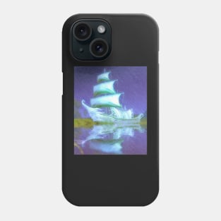 ghost pirate ship Phone Case