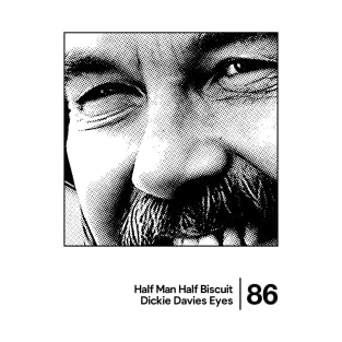 Dickie Davies Eyes - Minimal Style Graphic Design T-Shirt