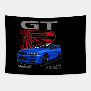 Skyline R34 GTR Tapestry