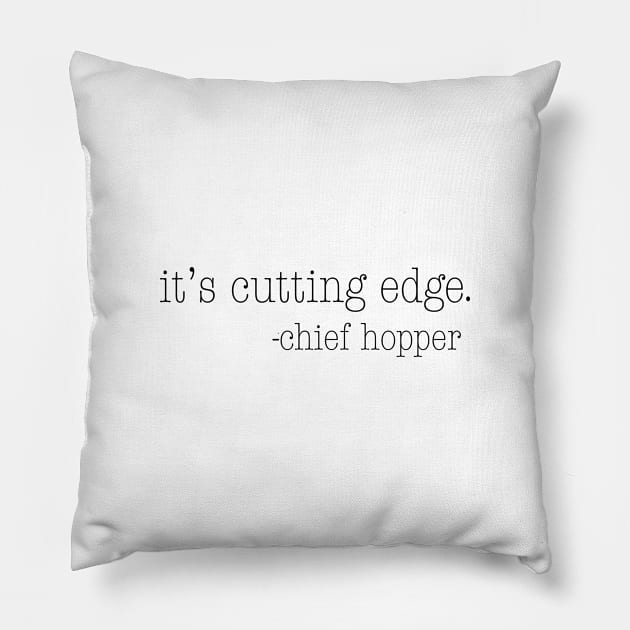 It's cutting edge Pillow by Ineffablexx