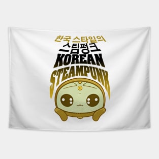 Korean apocalyptic steampunk cute girl eye design ironpalette Tapestry