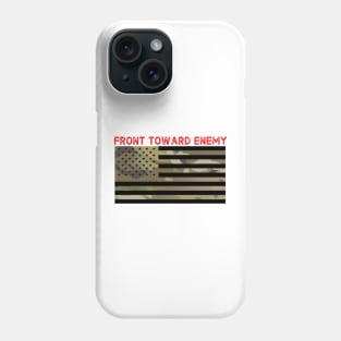 Front Toward Enemy USA Flag Phone Case