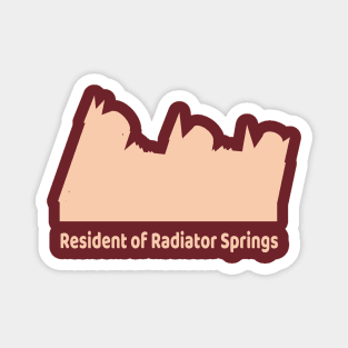 Resident of Radiator Springs Magnet