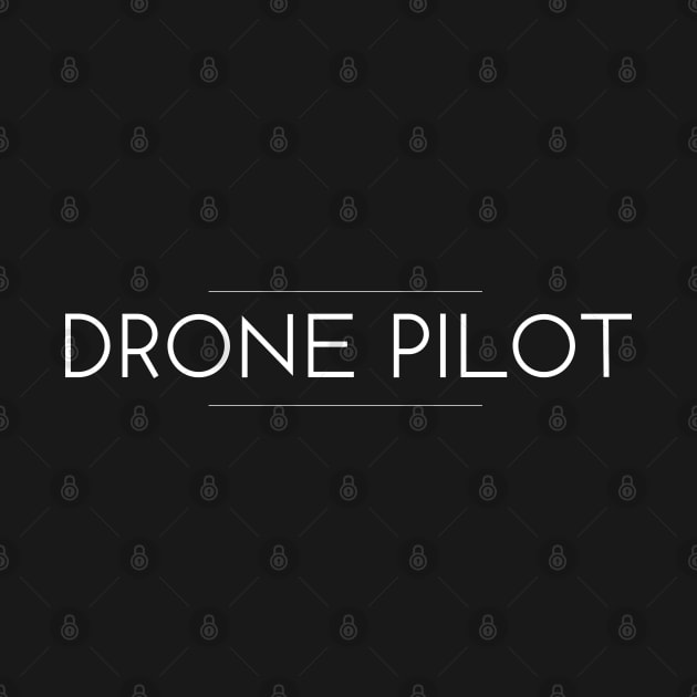 Drone Pilot Minimalist Design by Studio Red Koala