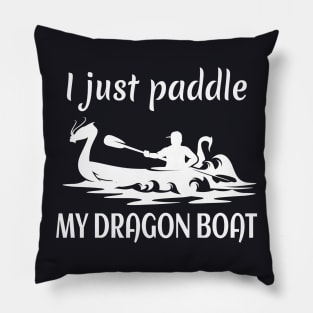 Dragon Boat Kayaker Kayak Pillow