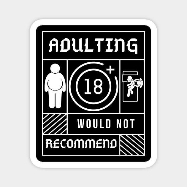 Adulting Magnet by GMAT