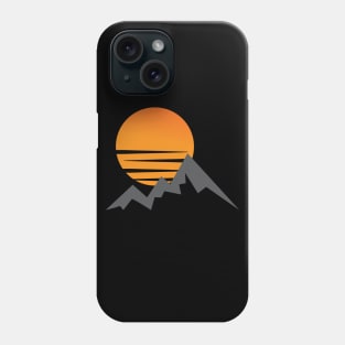 A Scenic Sunrise from the mountains Phone Case