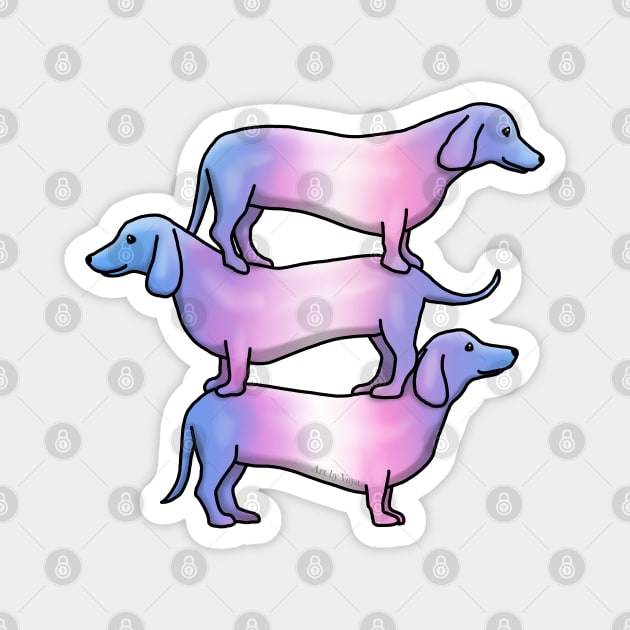 Wiener Goggies Trans Magnet by Art by Veya