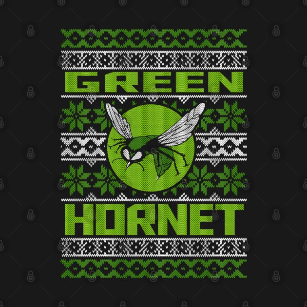 Ugly Christmas Sweater - Green Hornet by KERZILLA