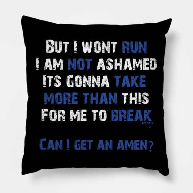Amen Pillow by insidemyhead3