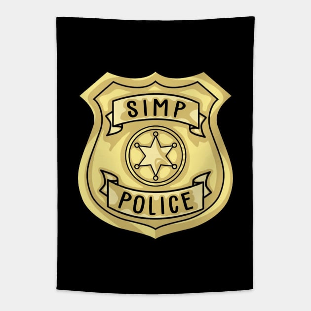Simp Police Tapestry by TextTees