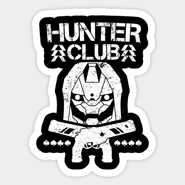 Hunter Club Destiny Sticker Teepublic Au