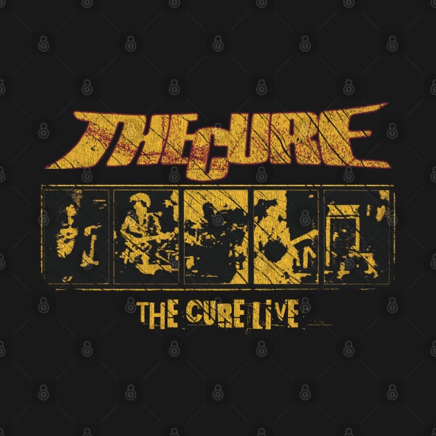 The Cure Vintage 1978 // The Cure Live Original Fan Design Artwork by A Design for Life