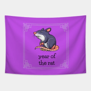 Chinese New Year of The Rat 2020 Meaning T-Shirt Tapestry