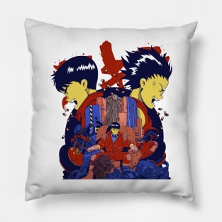 Akira neo tokyo cyberpunk Pillow