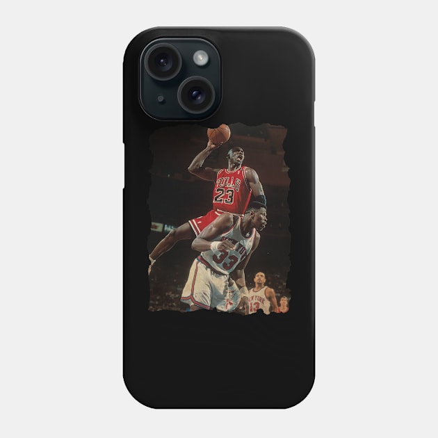 Michael Jordan vs Patrick Ewing Phone Case by CAH BLUSUKAN