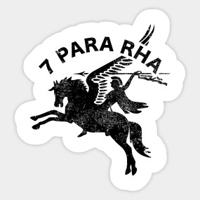 BRITISH ARMY 7 PARA RHA 7TH PARACHUTE REGIMENT ROYAL HORSE ARTILLERY SWEATSHIRT BRITISH ARMY 7 PARA RHA 7TH PARACHUTE REGIMENT ROYAL HORSE ARTILLERY SWEATSHIRT
