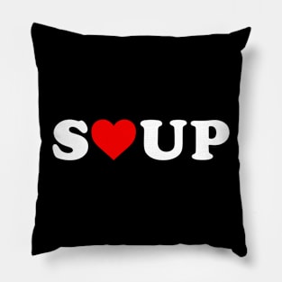 I Love Soup Pillow