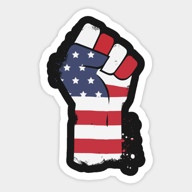 Usa 4th July T Shirt Independence Patriots Day Usa Flag Naklejka Teepublic Pl