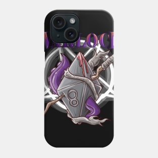 Warlock Dice D8 Funny Dungeons And Dragons DND D20 Lover Phone Case