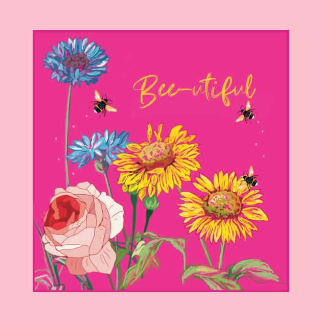 Bee-utiful Bees & Flowers by Leamini20