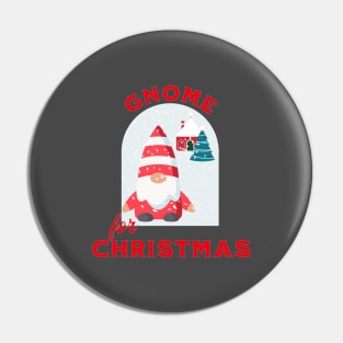 Gnome for Christmas Pin