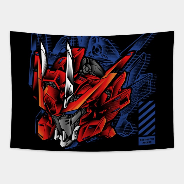 Mecha Gundam Tapestry by midthos