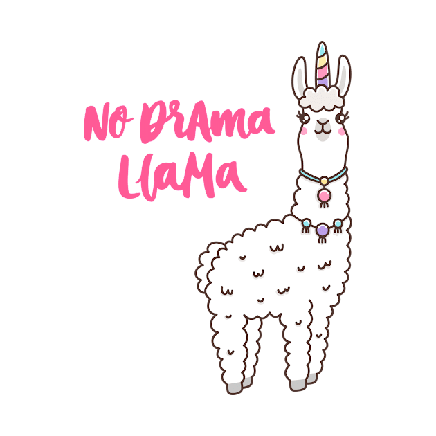 Cute llama unicorn by Viaire