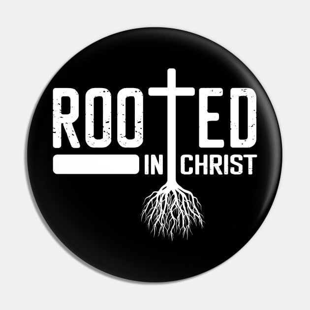 Rooted in Christ Pin by The ChamorSTORE