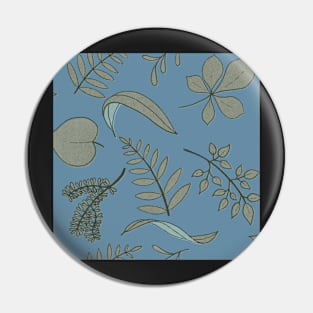 Blue Botany Pin
