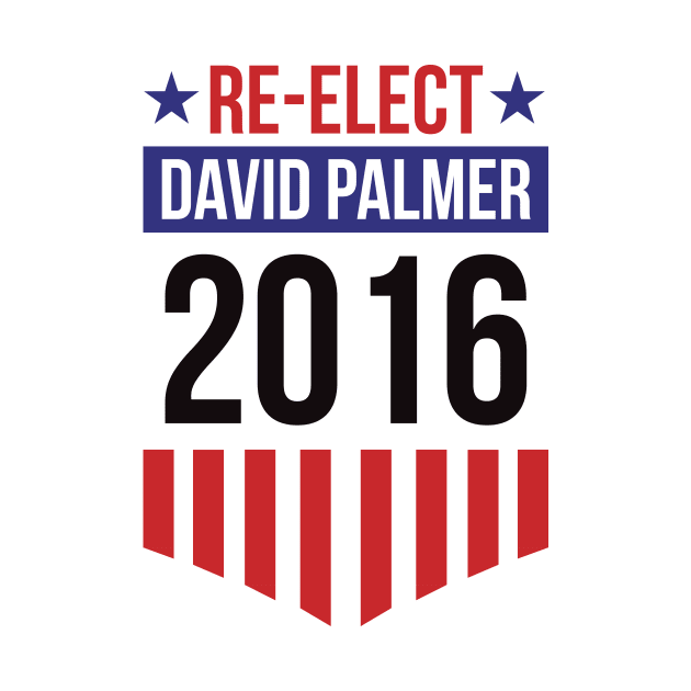 Re-Elect David Palmer 2016 (Badge) by PsychicCat