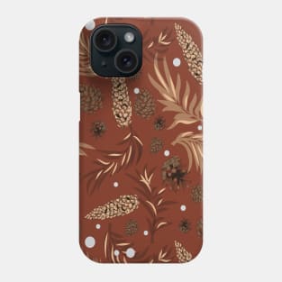 #Christmas #Pattern #Pine #Snow 9 Phone Case